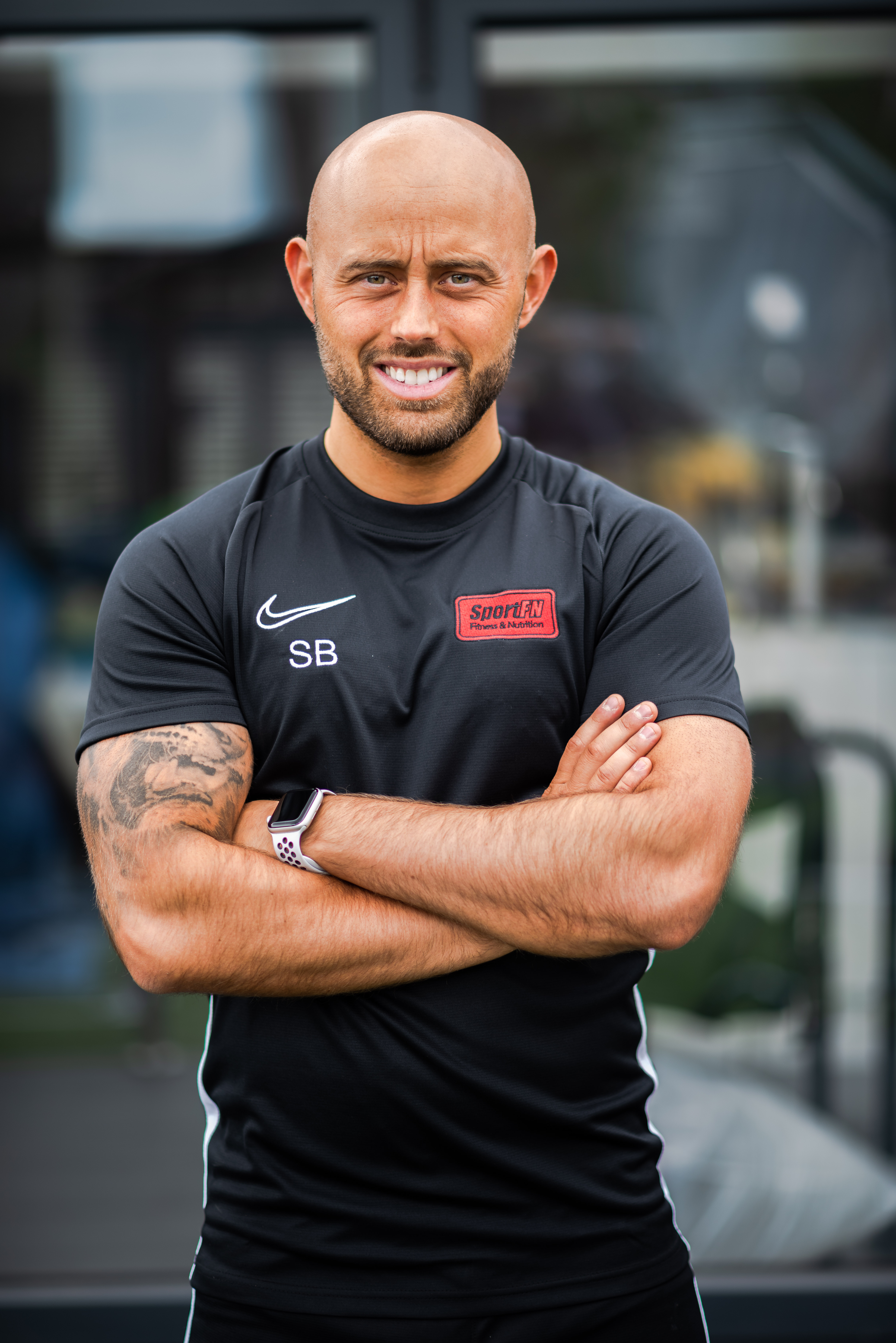 Portrait of personal trainer coach