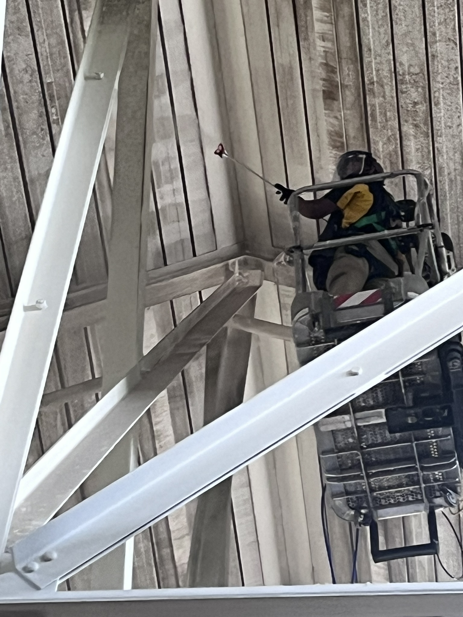High-Reach Ceiling Decking & Joist Remediation