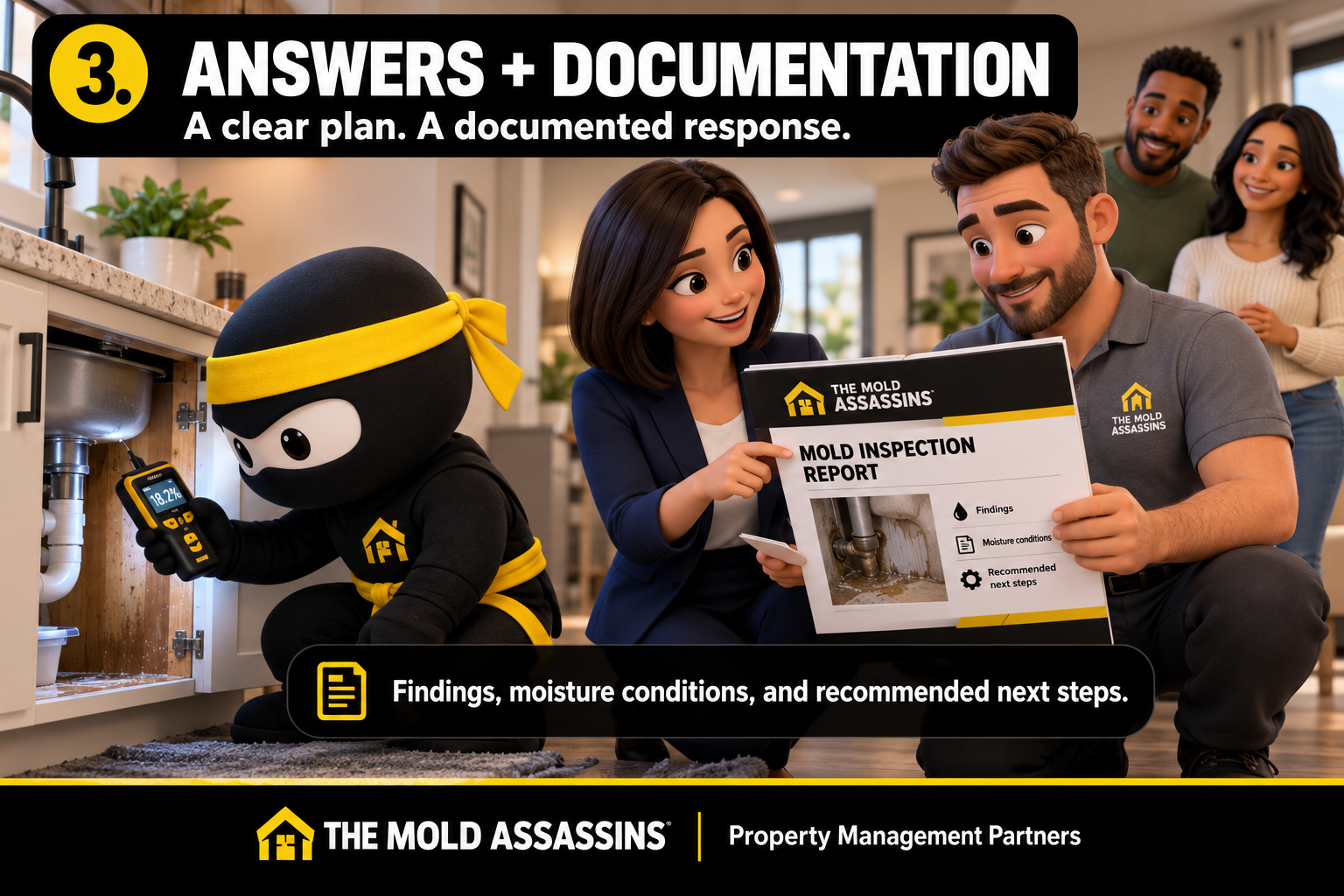 Answers + Documentation - A clear plan. A documented response. (Step 3)