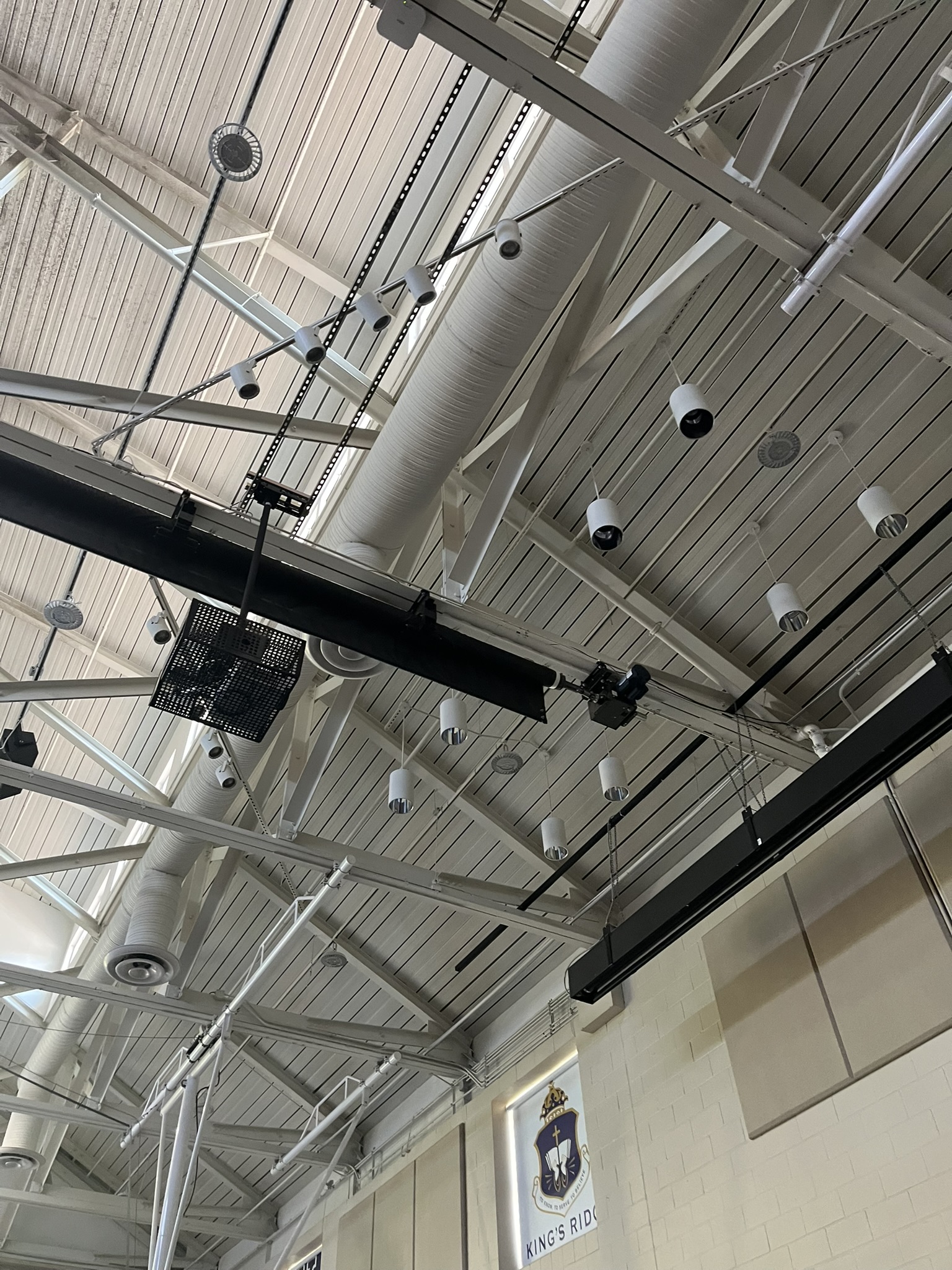 Complex Overhead Gymnasium Infrastructure Treated