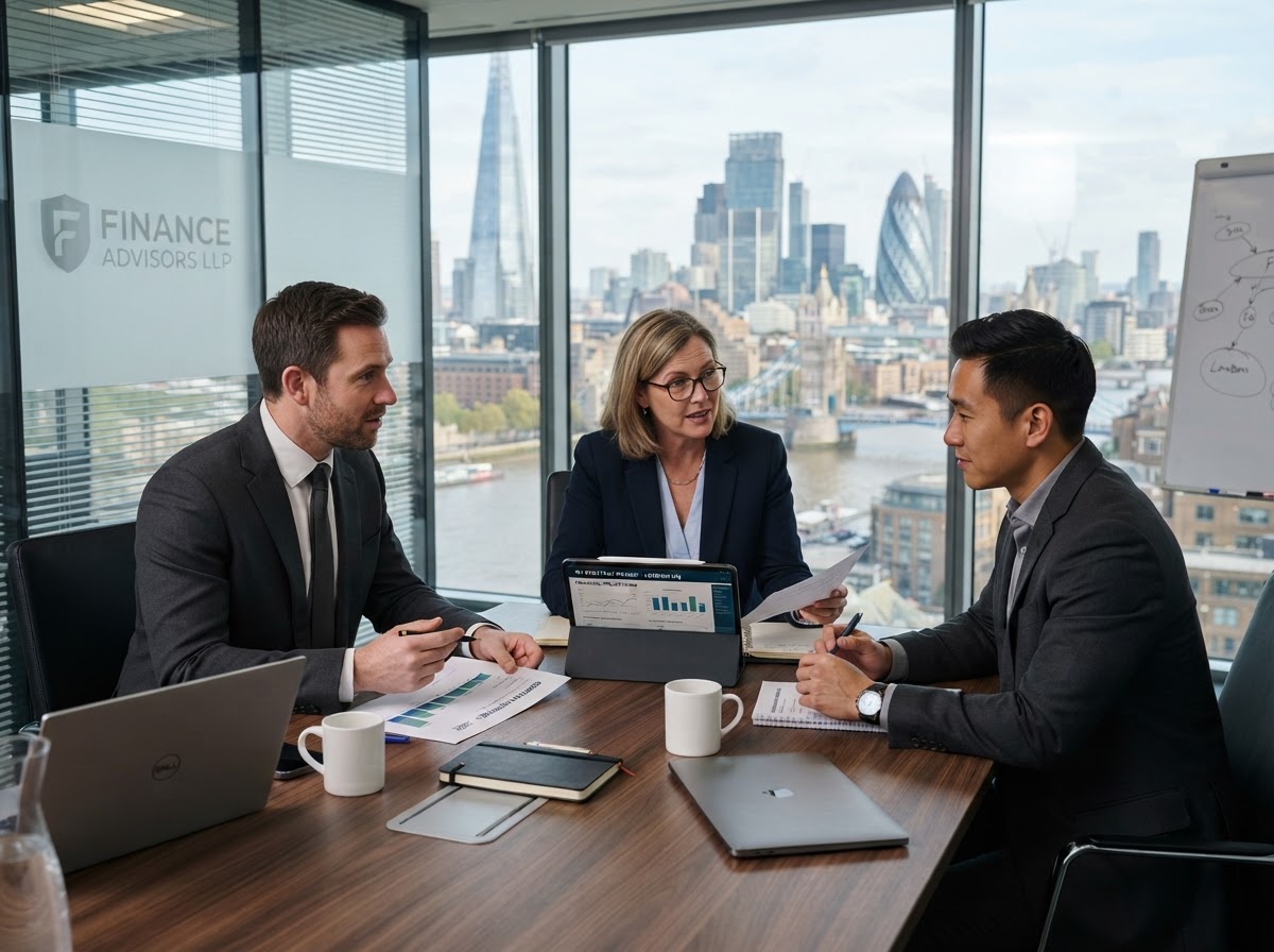 Professional services firm in a strategic client discussion