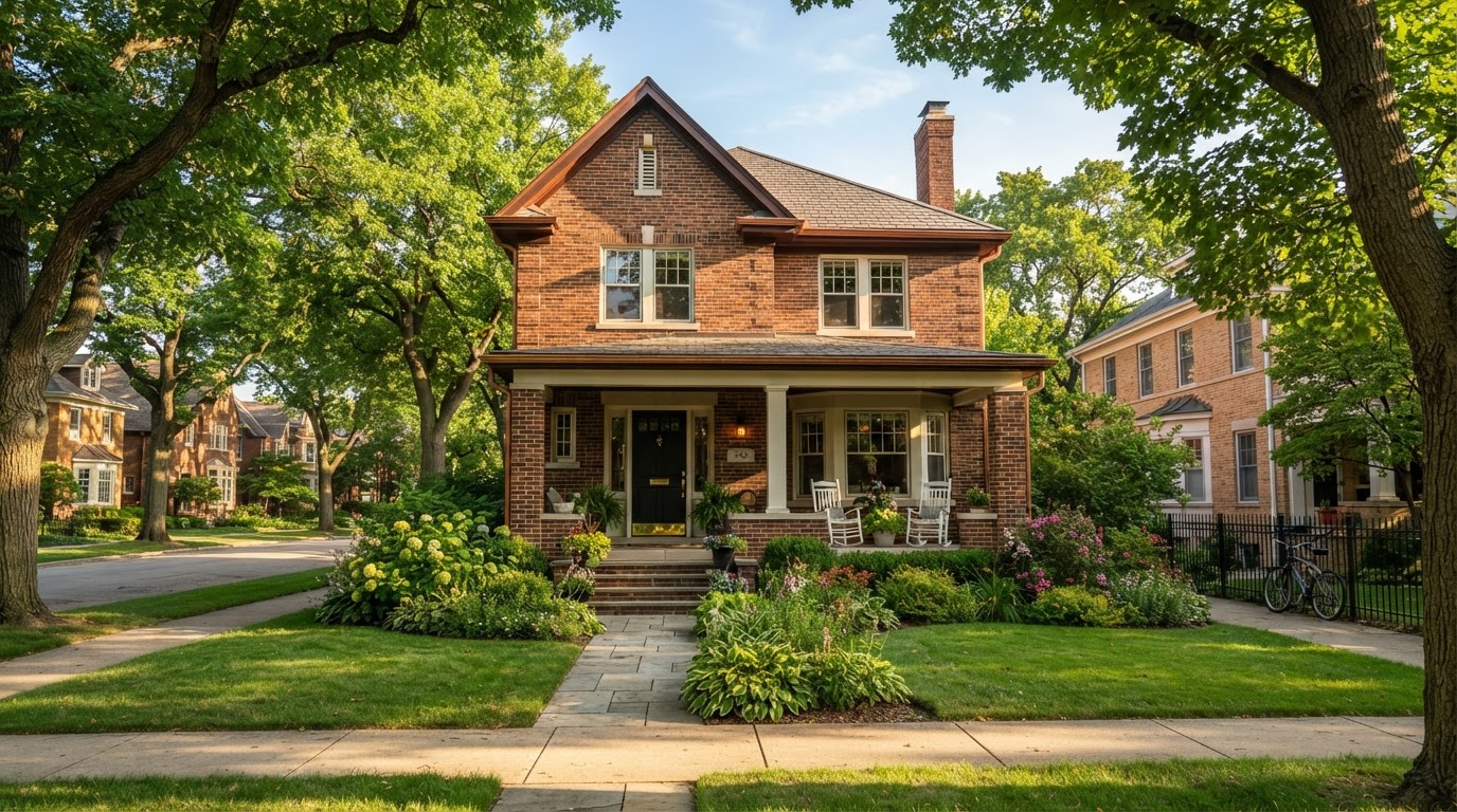 Chicagoland home exterior