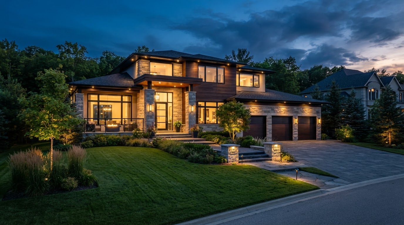 Luxury Ontario home exterior