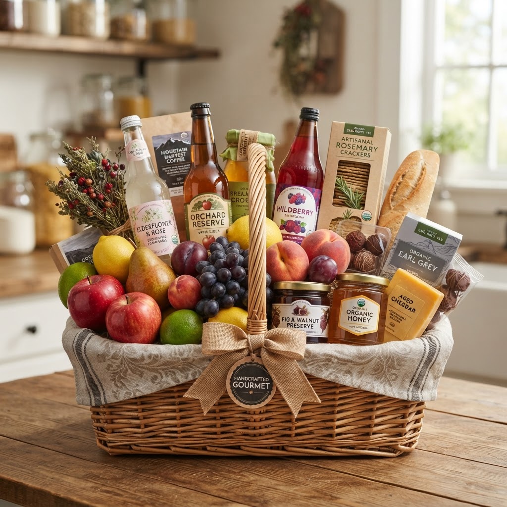 Artisan Gourmet Farm-Fresh Snack & Beverage Family Pantry Crate