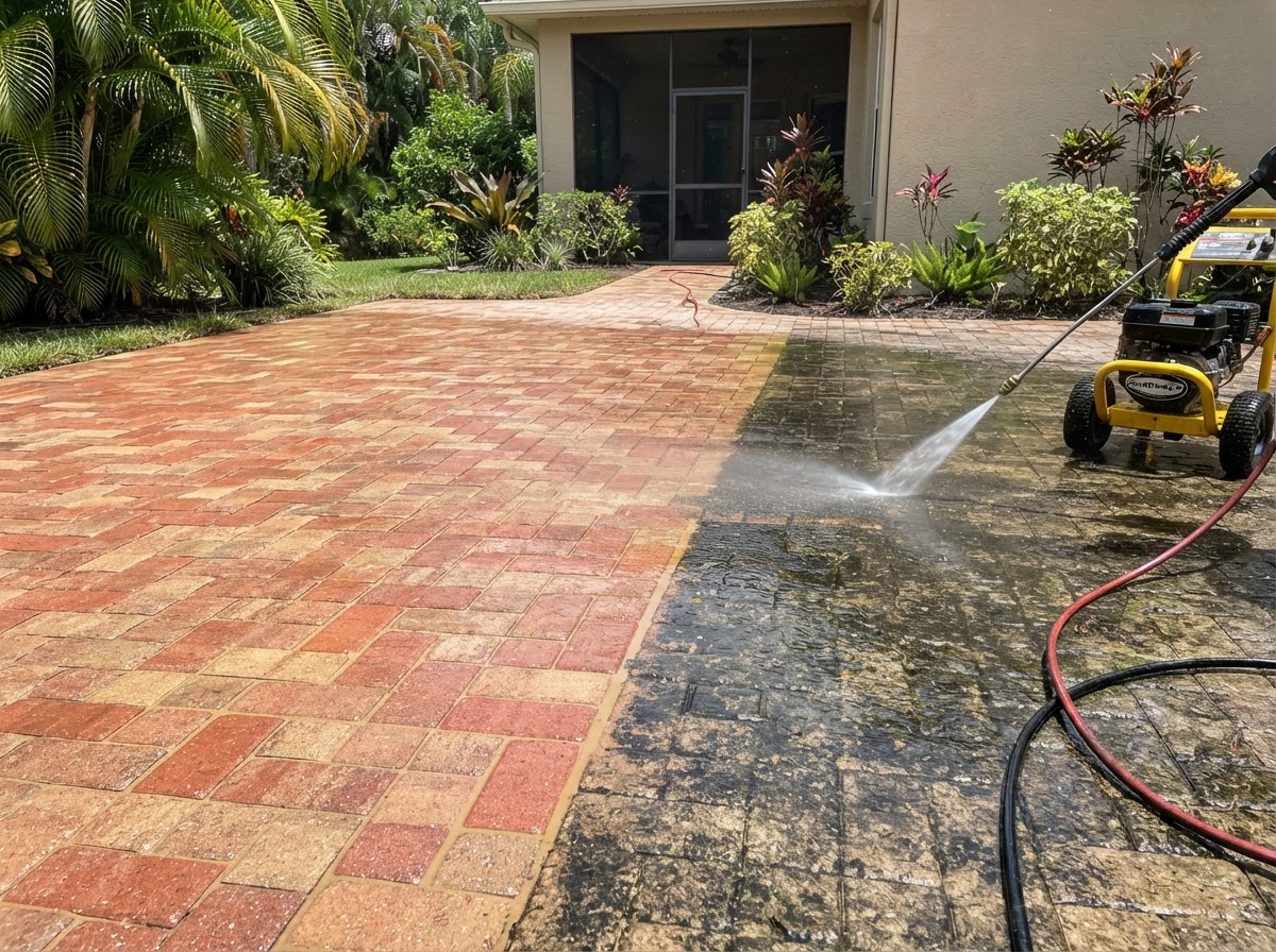 Paver Sealing service in Titusville, FL
