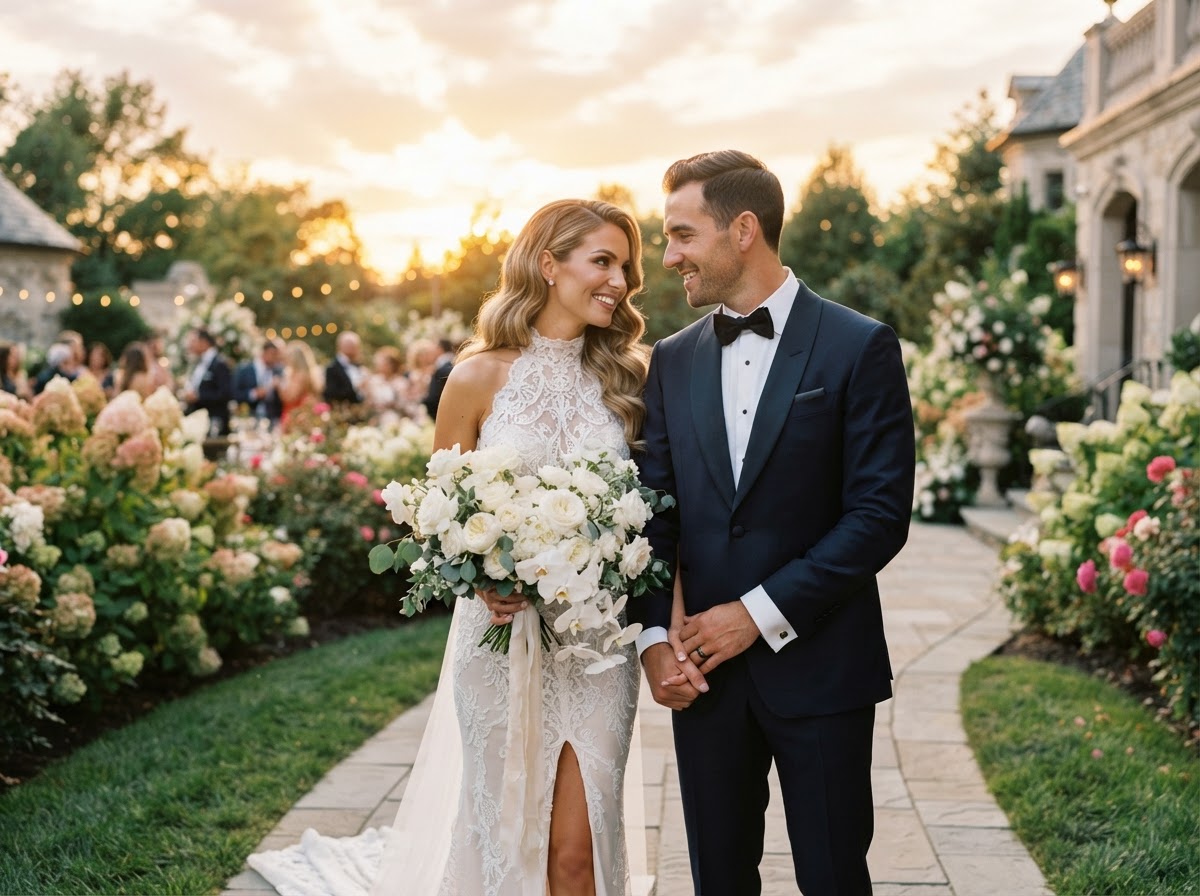 Luxury wedding couple photography editorial