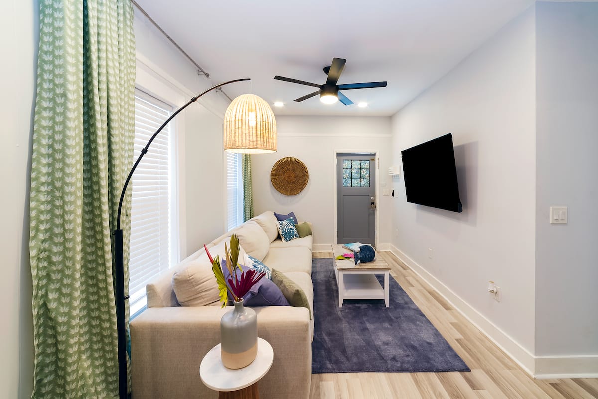 Walk to Waterfront | King Bed + Office + Patio in Historic Old Northeast, St. Petersburg, FL