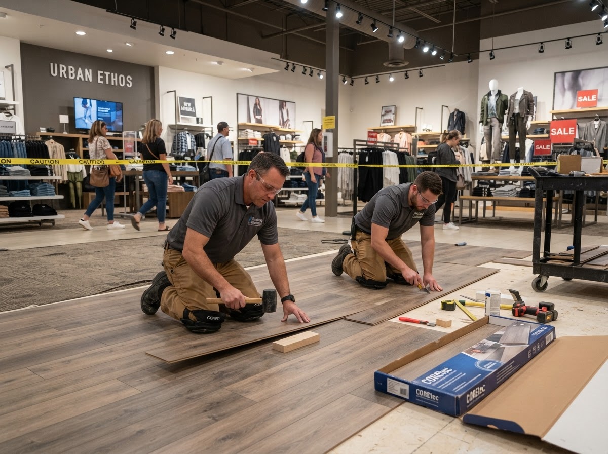 Commercial flooring installation and repair in Central Florida
