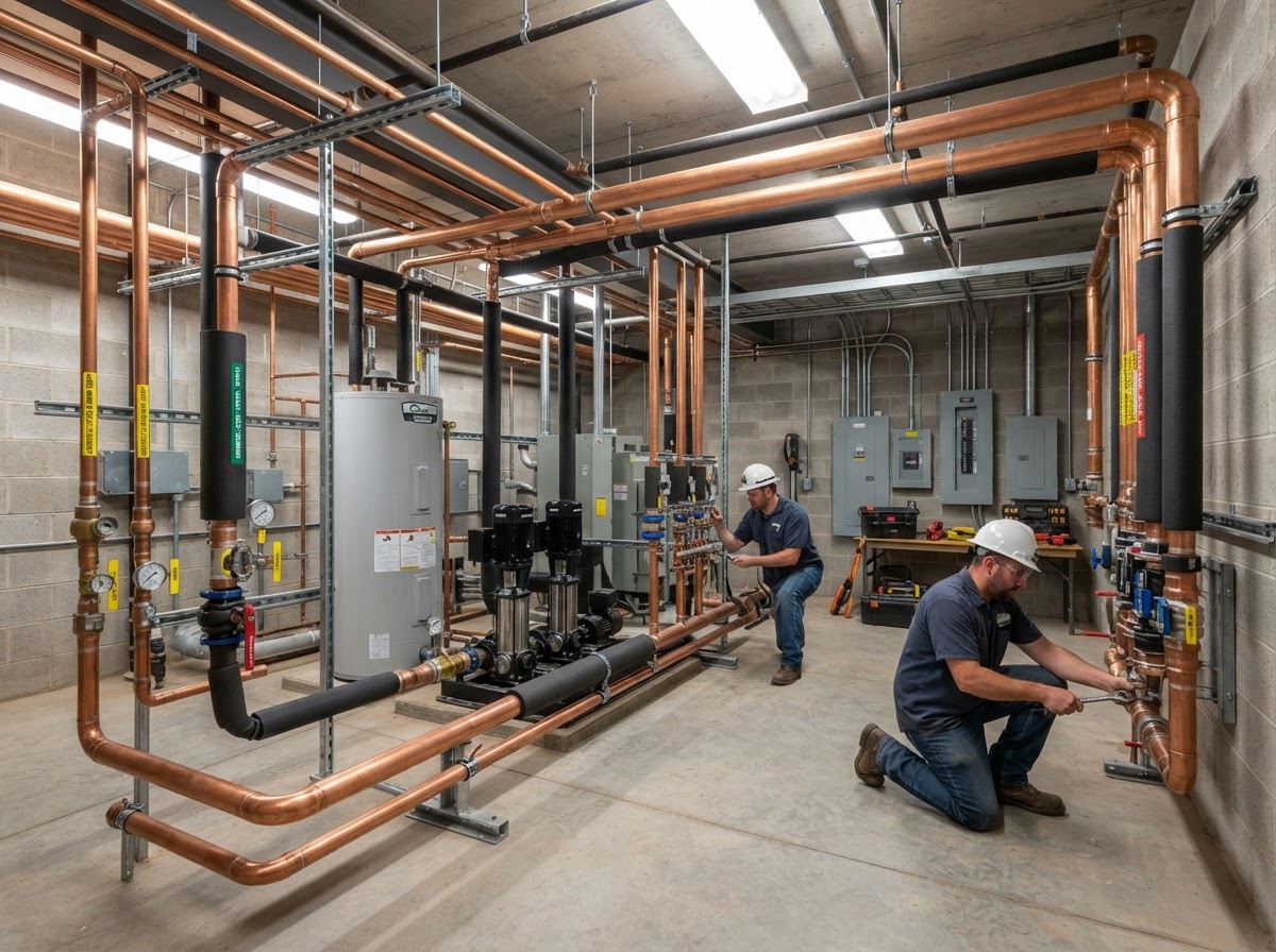 Commercial repiping and pipe replacement in Central Florida
