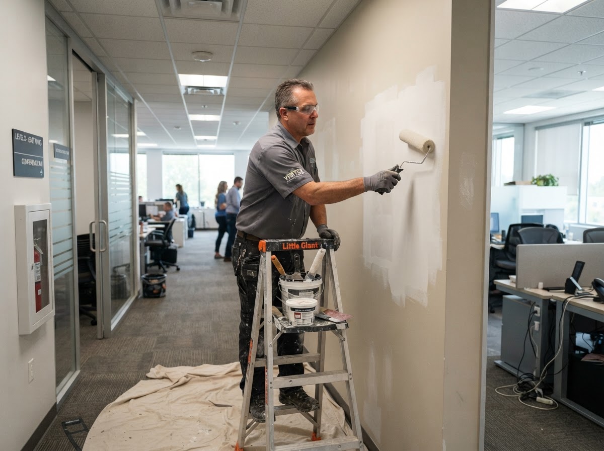 Commercial painting and drywall repair near Sorrento Florida