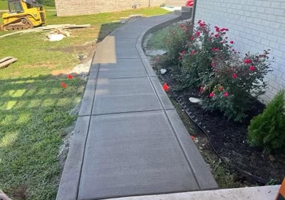 Walkway and Entryway Concrete Work by GM Concrete