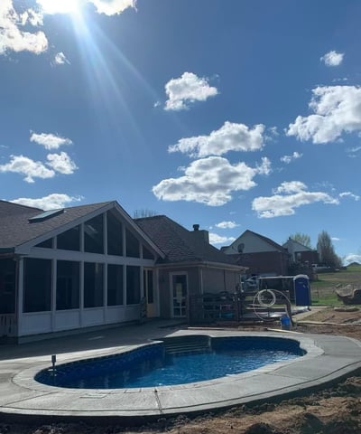 Pool Deck and Patio Project by GM Concrete
