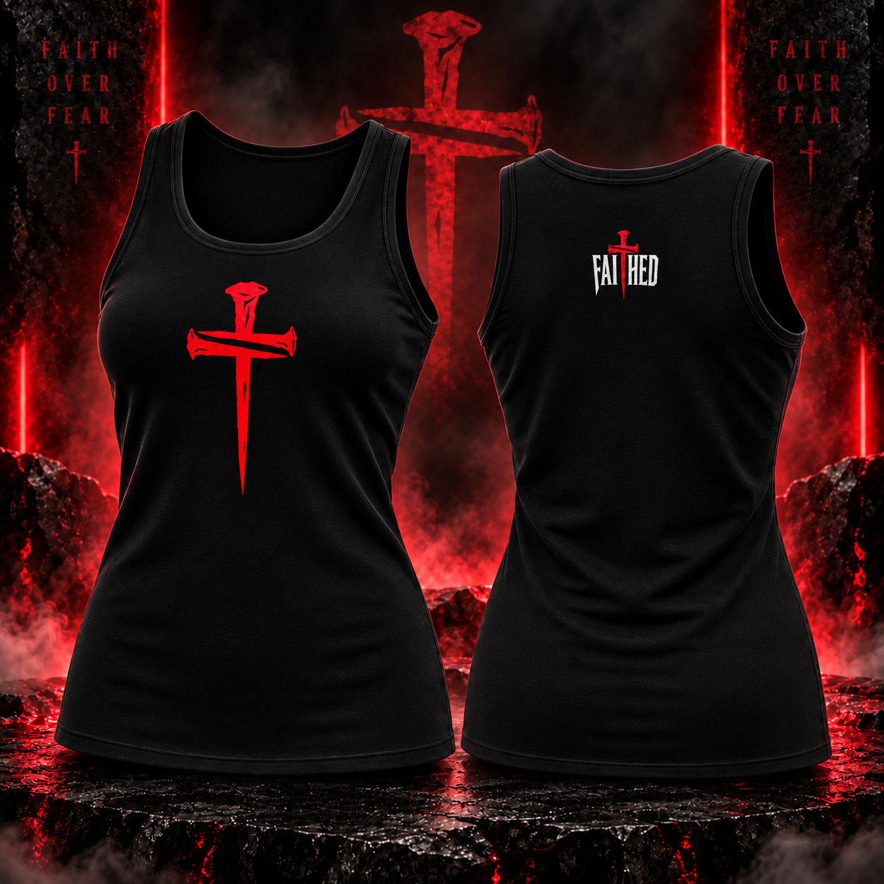 Signature Cross Tank Top