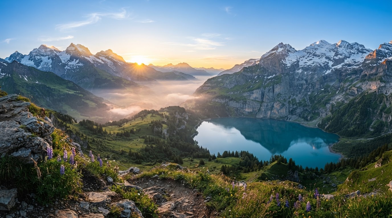 Switzerland, Switzerland - Alpine peaks, mirror lakes and storybook villages threaded by the world's best trains.