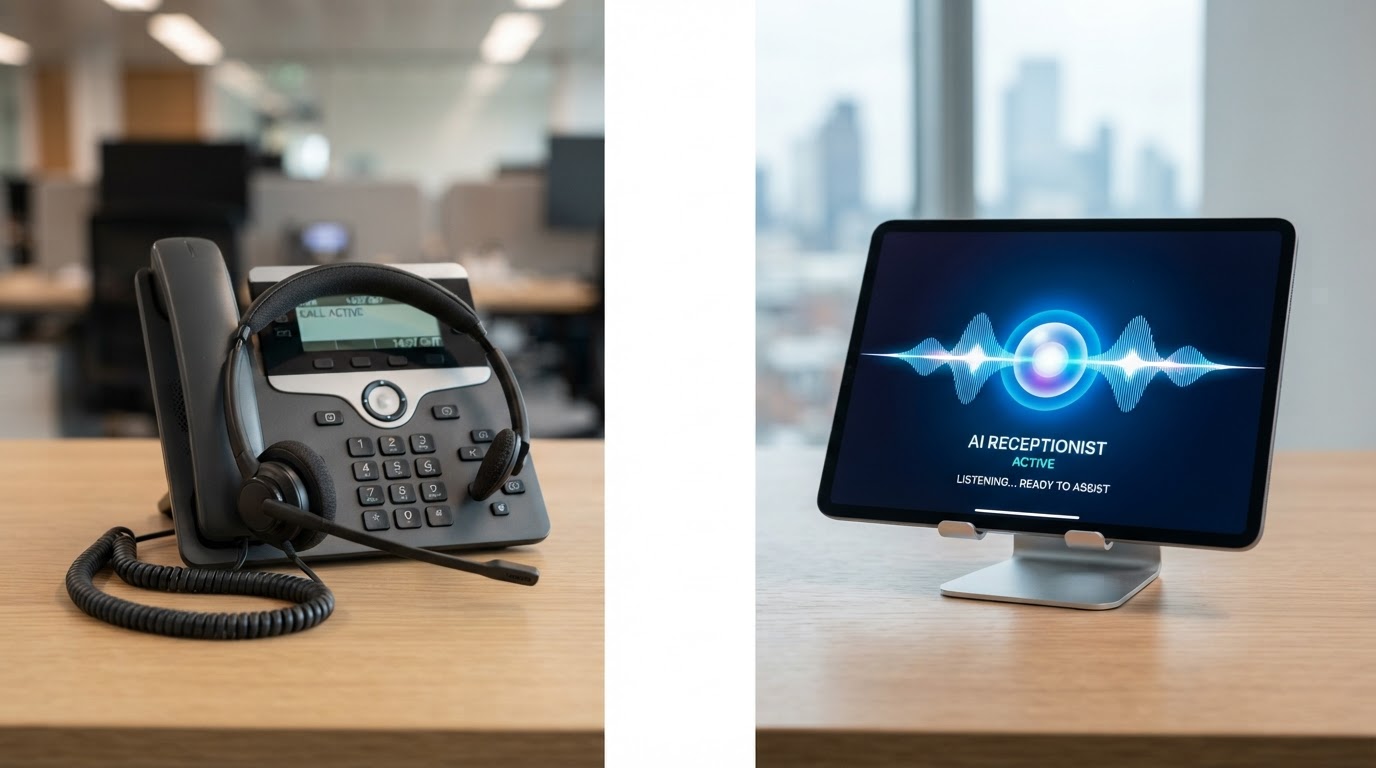 AI Receptionist vs Traditional Call Answering Service: Which Is Better for UK Businesses?