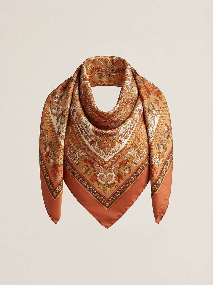 Autumn Silk Scarf
