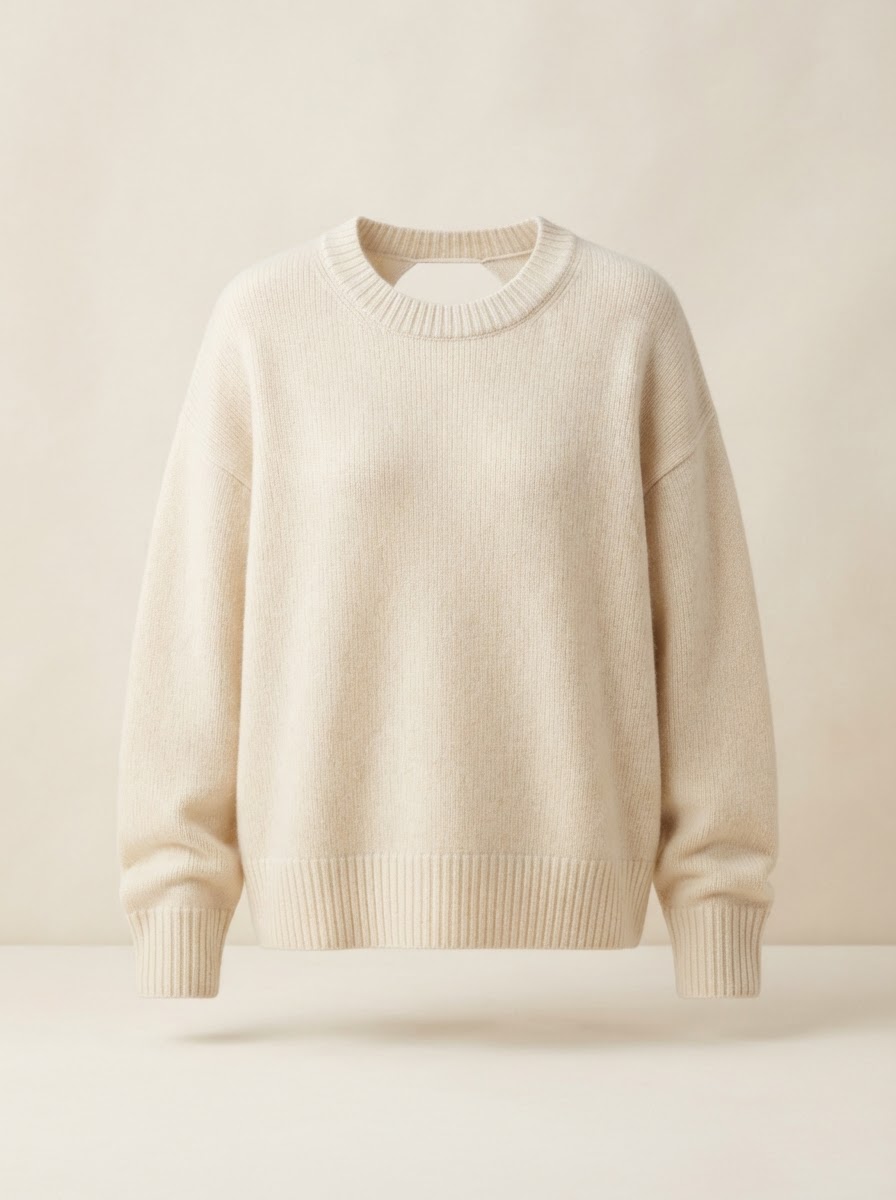 Cream Cashmere Sweater