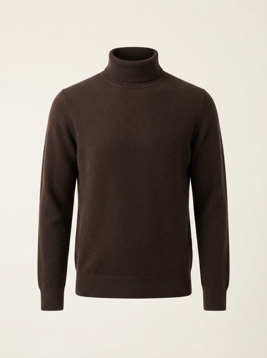 Espresso Merino Turtleneck