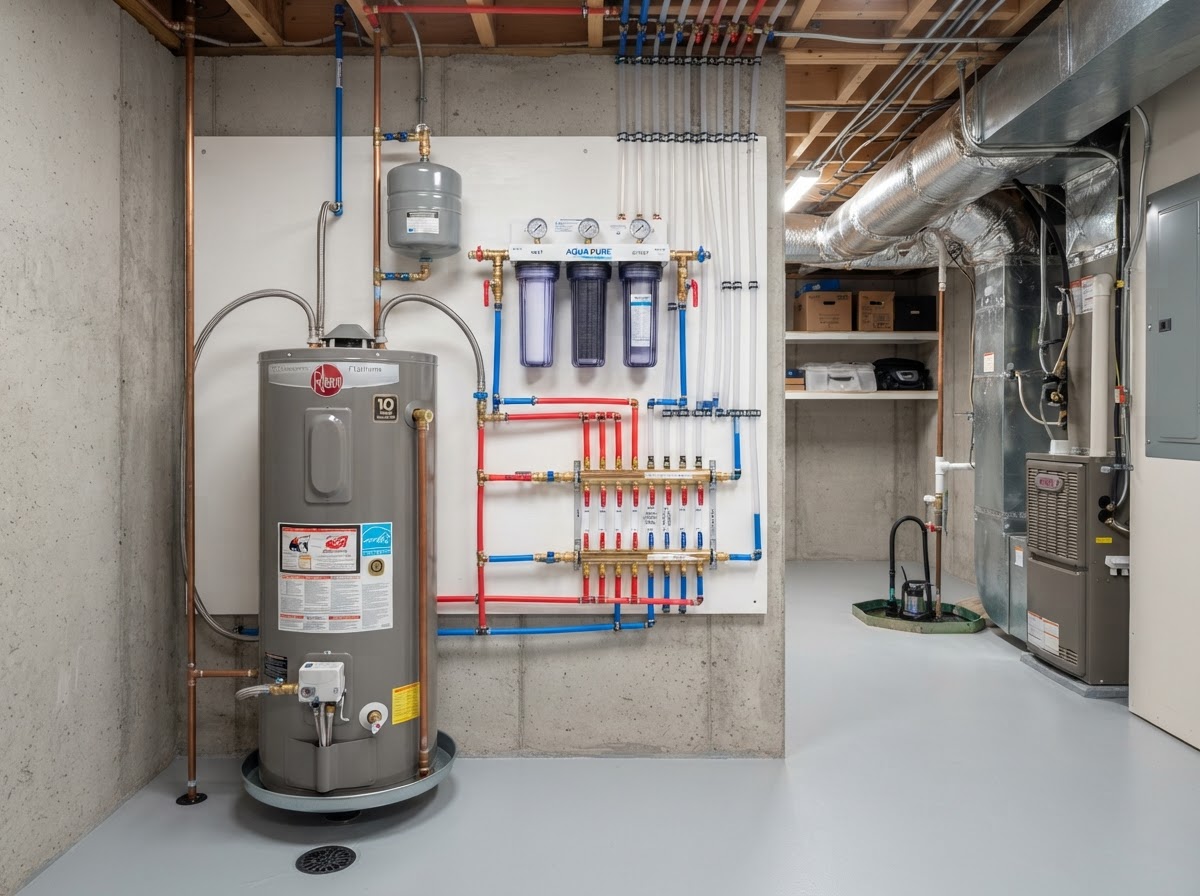 Tankless Water Heaters & Plumbing Manifolds