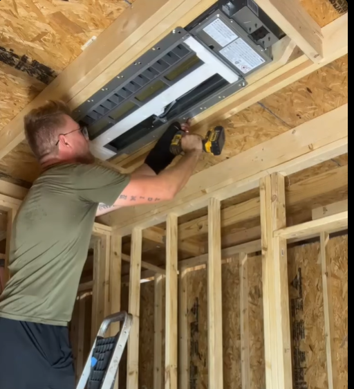Mini-split installation by S&S Heating & Air