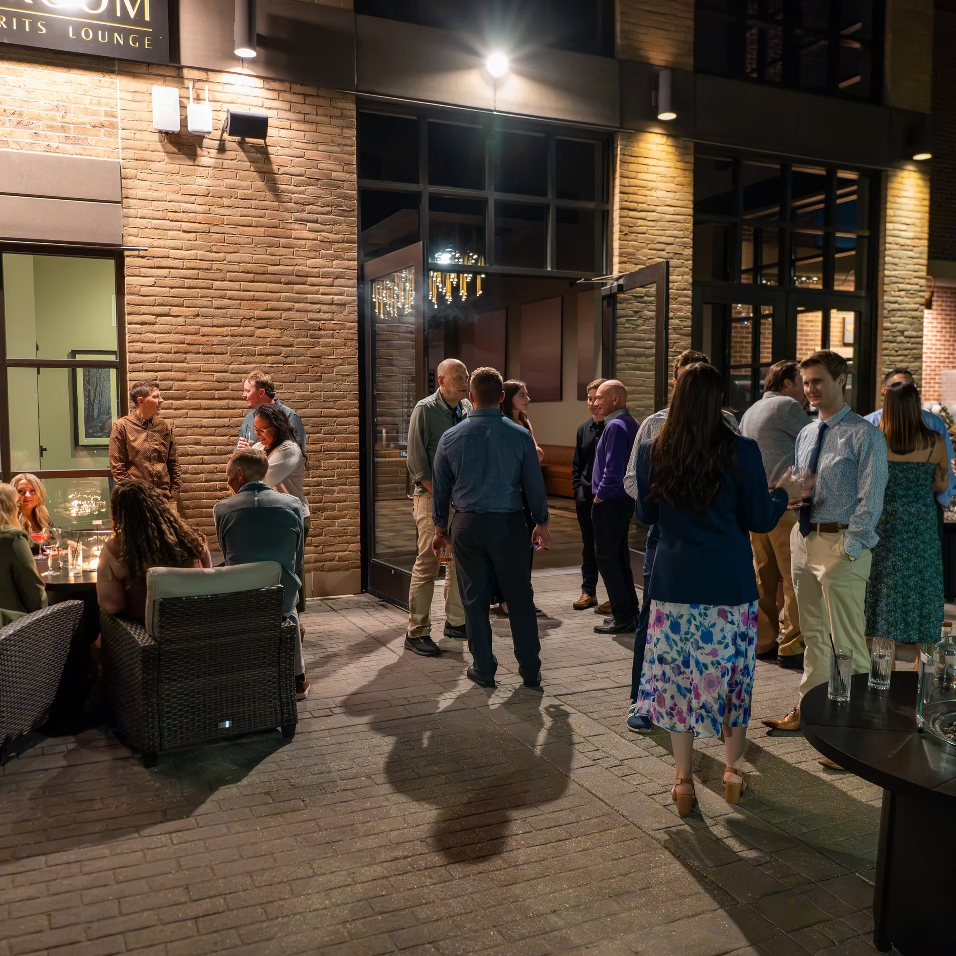 Waunakee Evening Entrance & Patio