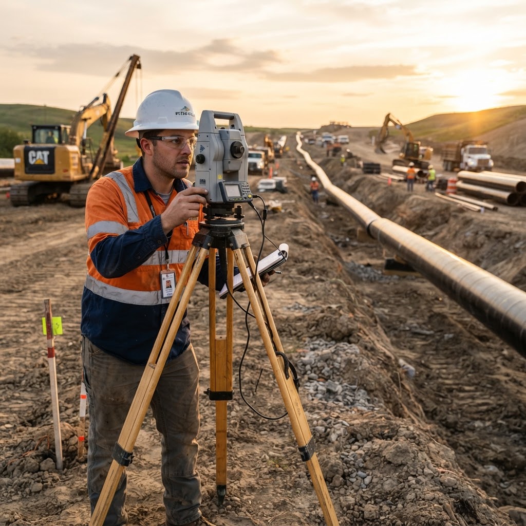 Engineer with surveying equipment — Bokano's forward-looking vision