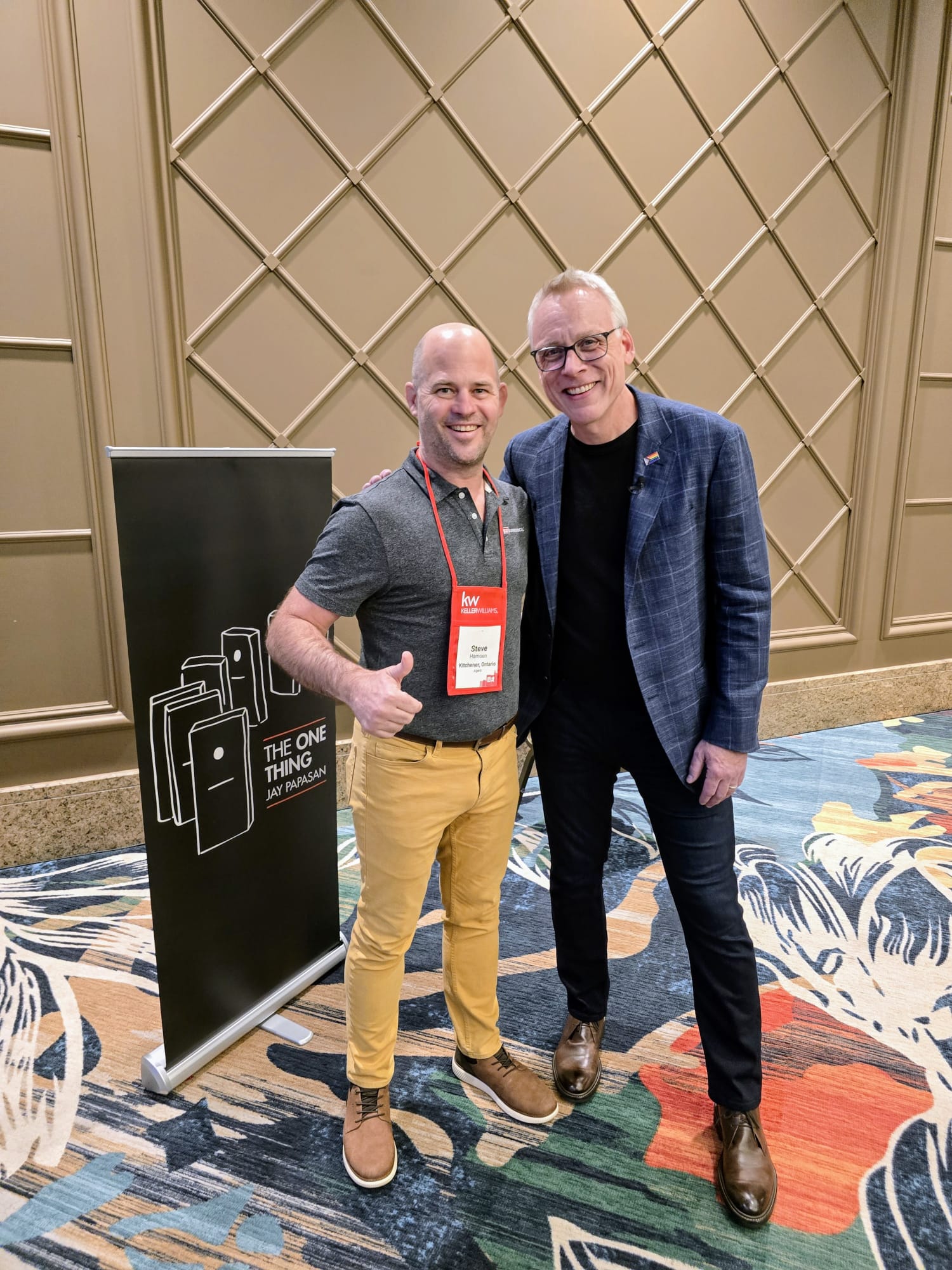 Steve Hamoen with Jay Papasan author of The ONE Thing