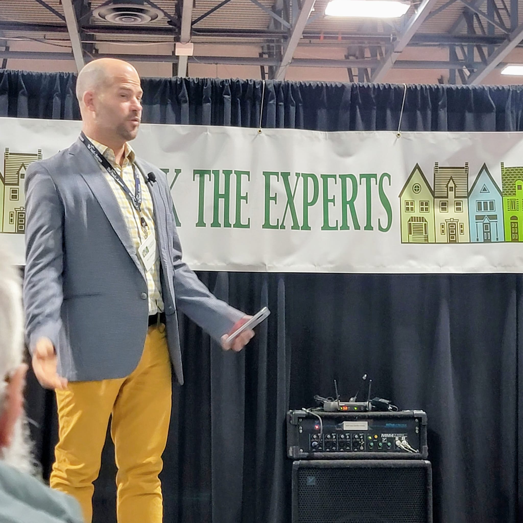 Steve Hamoen Ask The Experts stage presentation