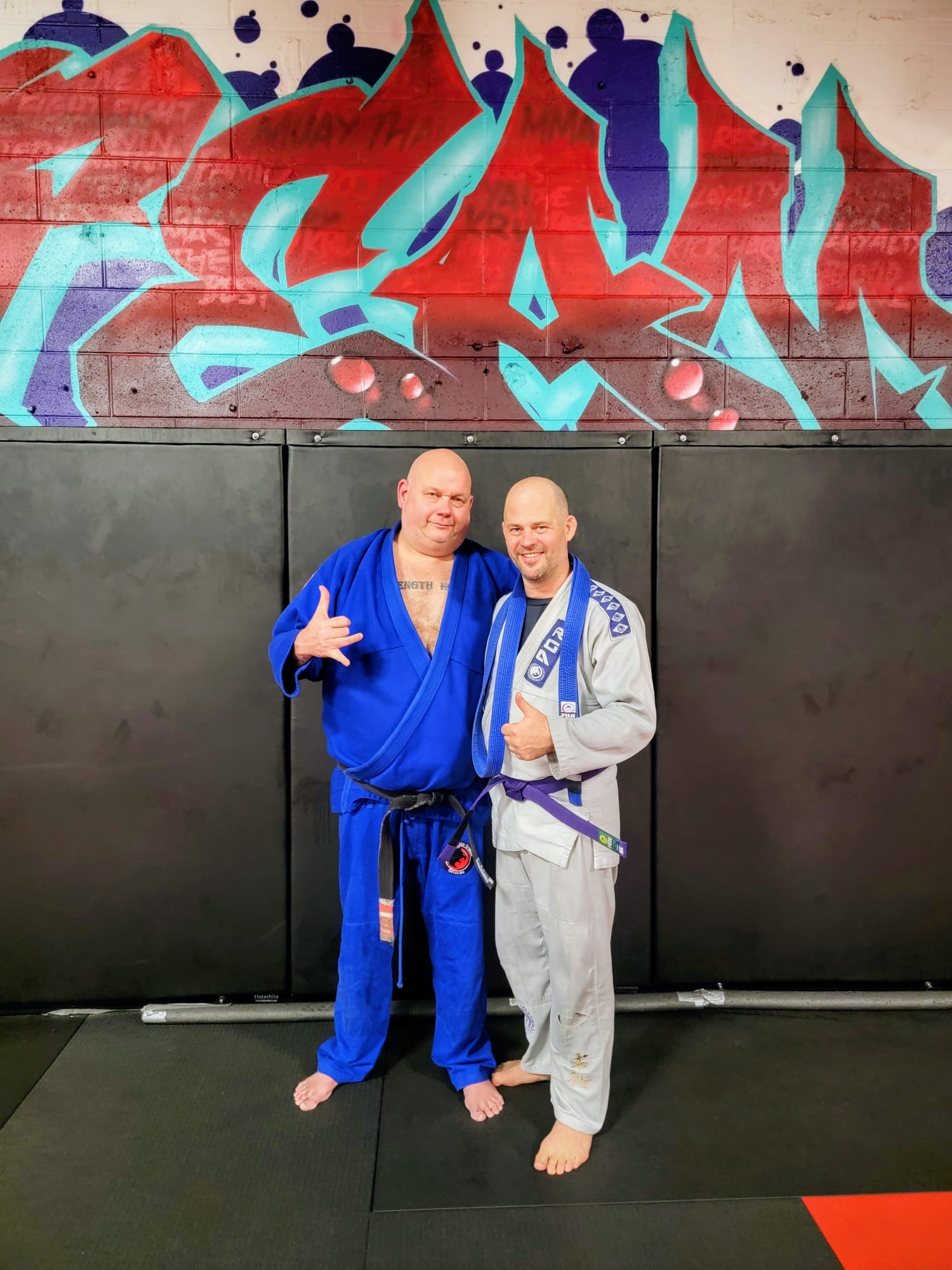 Steve Hamoen at MAS Academy with Prof. Pat Cooligan