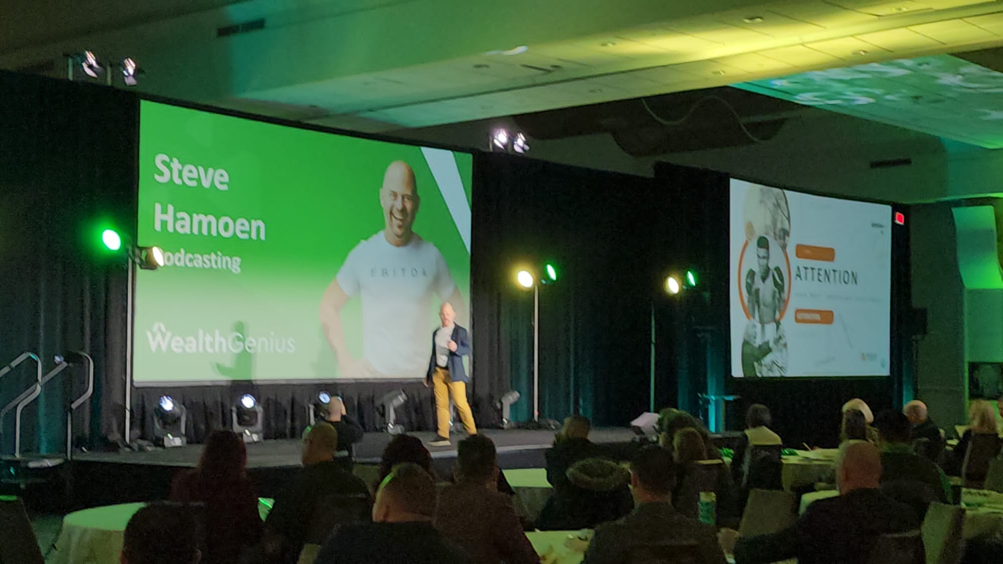 Steve Hamoen Stage Presentation WealthGenius Live