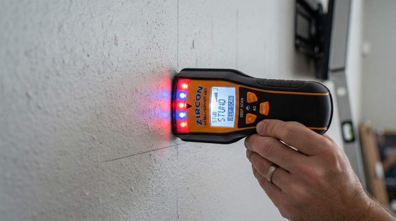 Electronic digital stud finder wall scanning tool