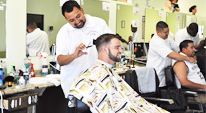 Barber Program Student Training
