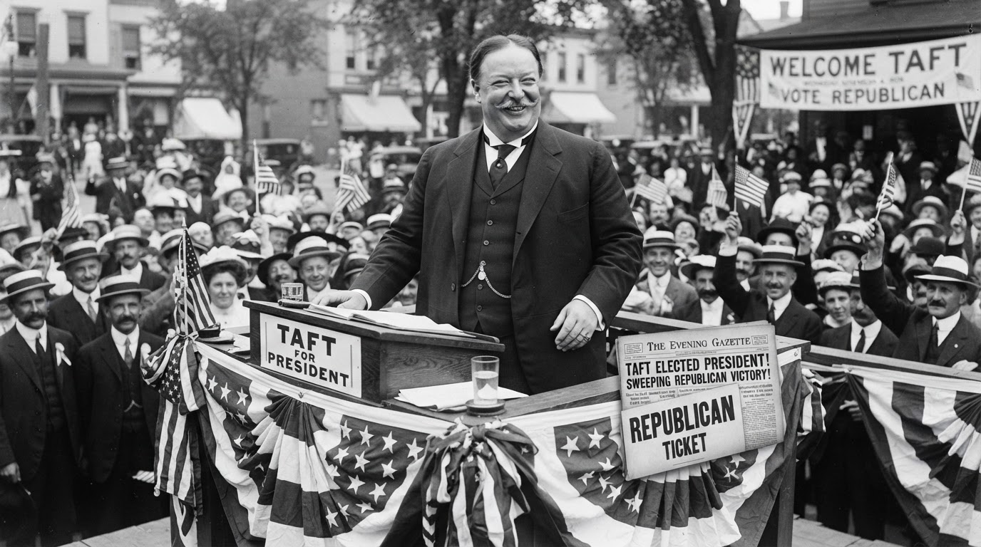 1908: William Howard Taft Elected President