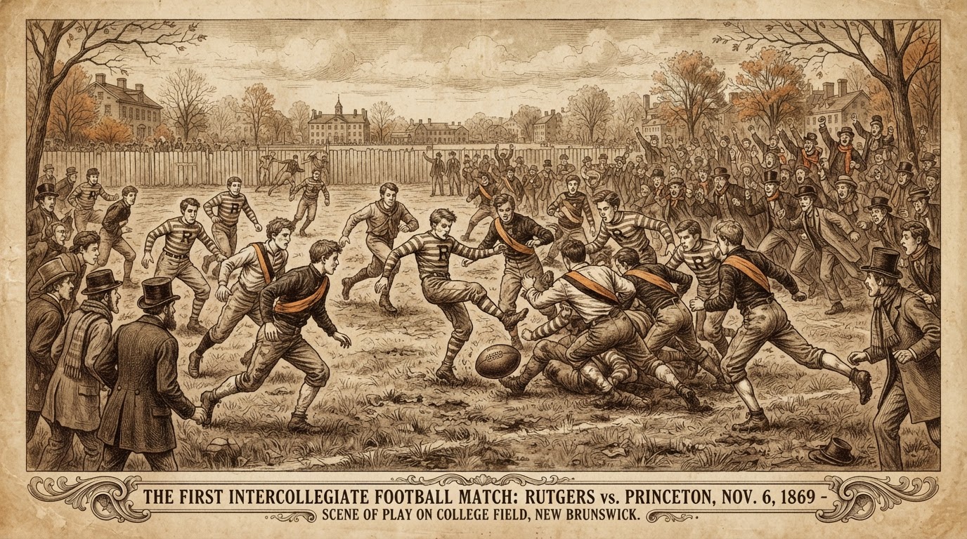 1869: First Official College Football Game