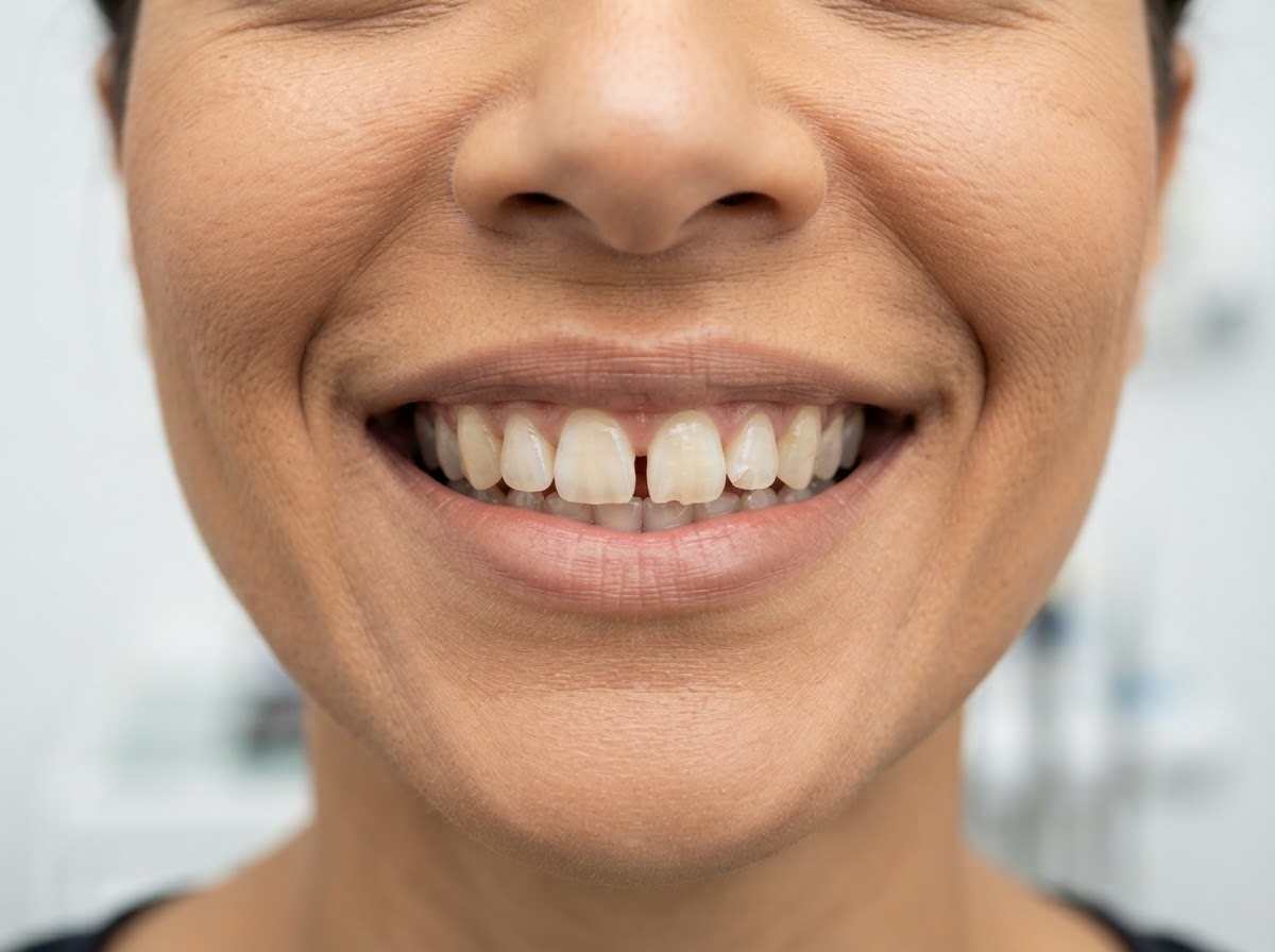 Esthetic Veneers Before treatment