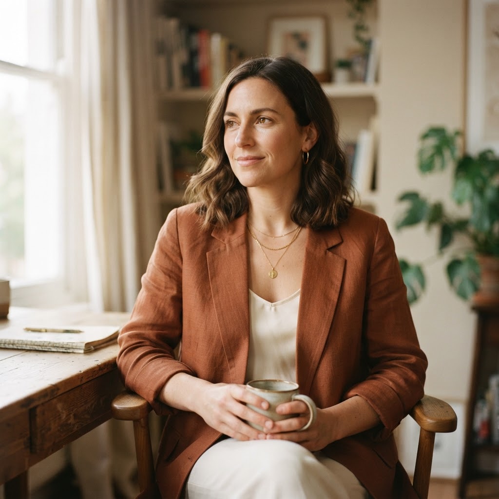 Portrait of Maya Chen, Founder · Studio Maya