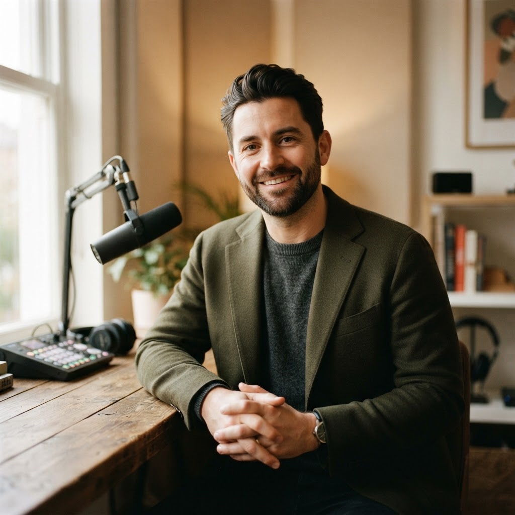 Portrait of Jordan Blake, Host · The Build Room