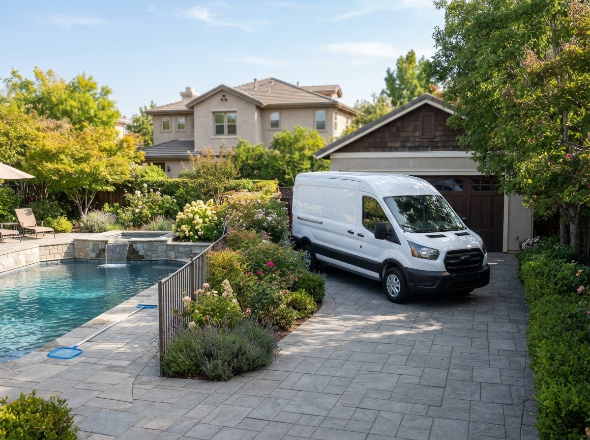 Durbanville Pools service van
