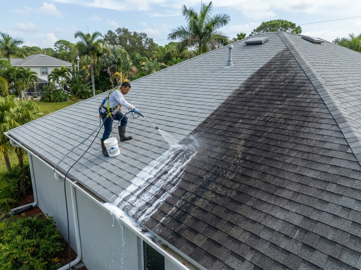 Soft Wash Roof Cleaning in Orlando, FL
