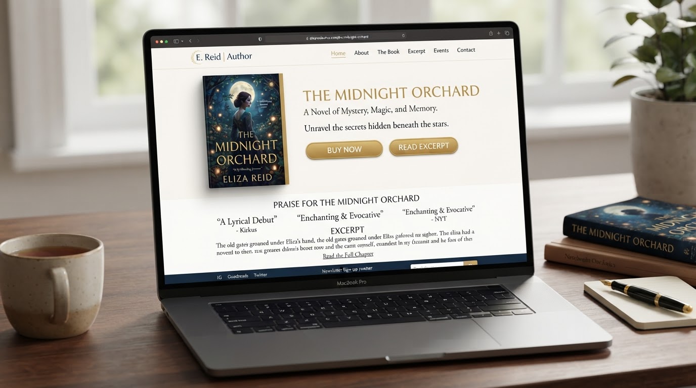 Web de lanzamiento y venta directa de libros