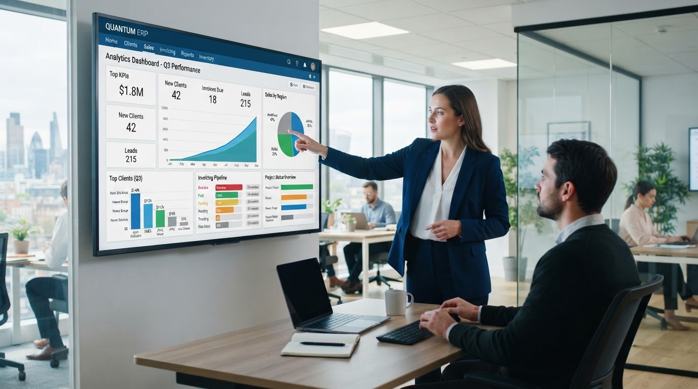 ERP a medida para centralizar clientes, ventas y facturación