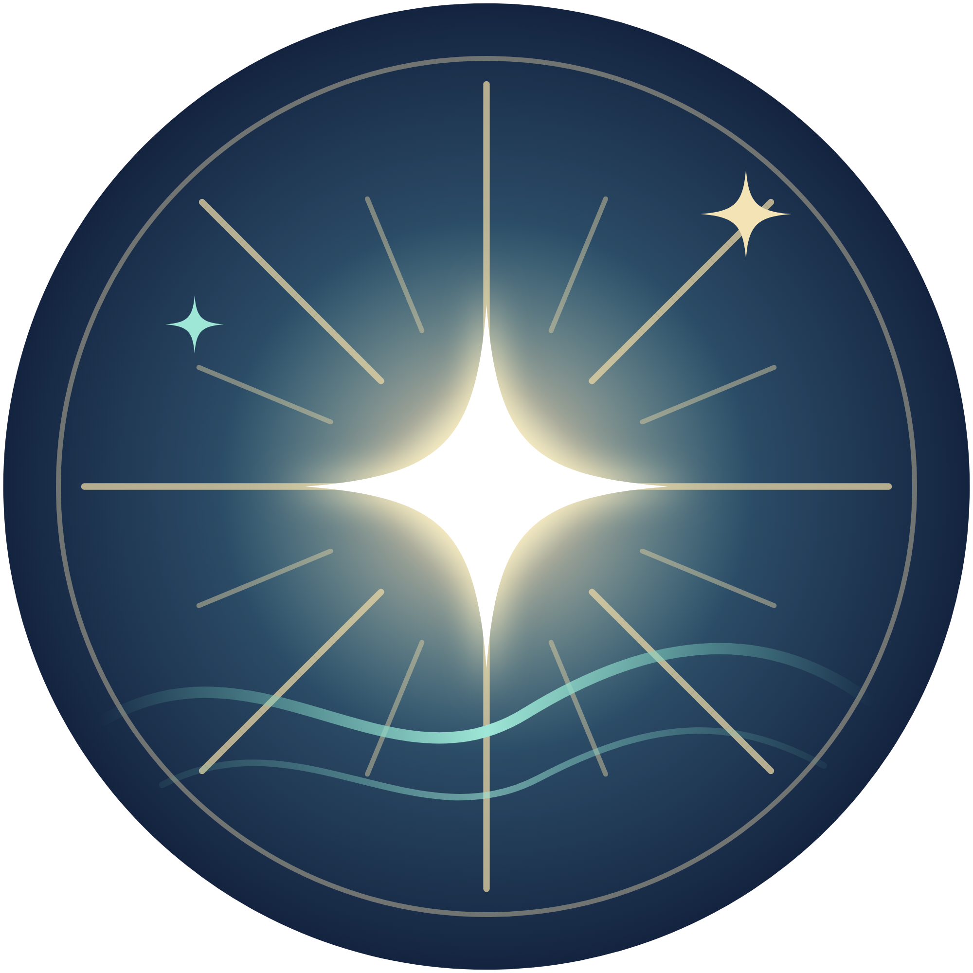 Light and wellness emblem