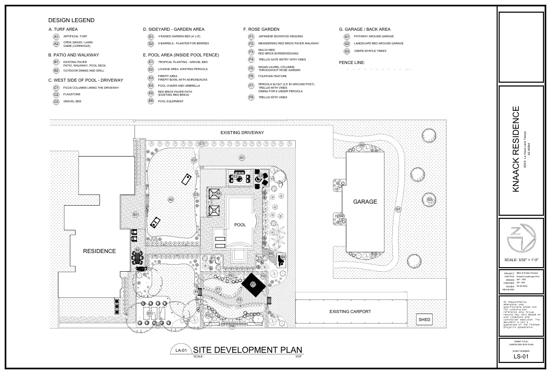 Landscape Site Development Plan