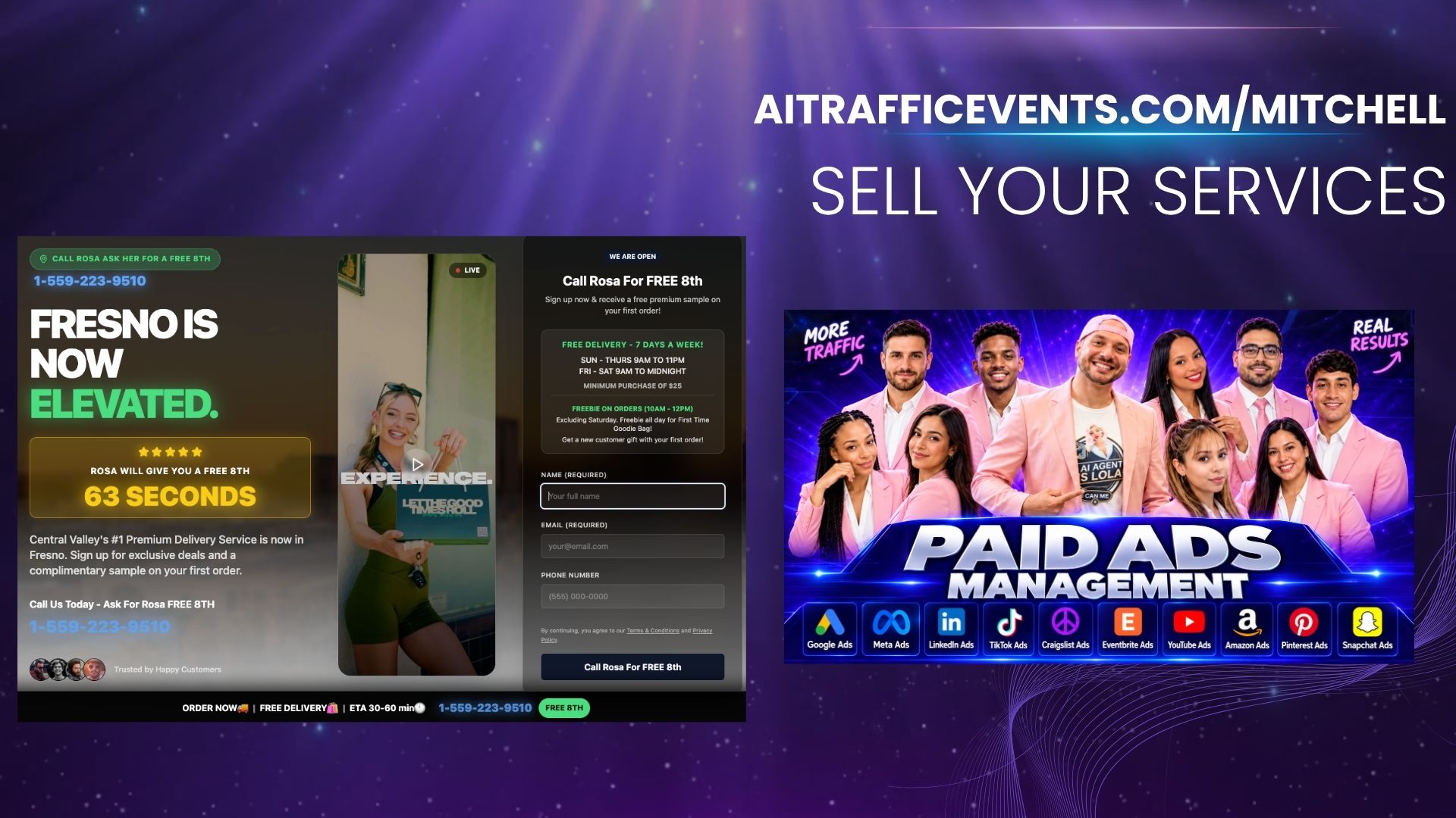 Sell Your Services — Paid Ads Management Team