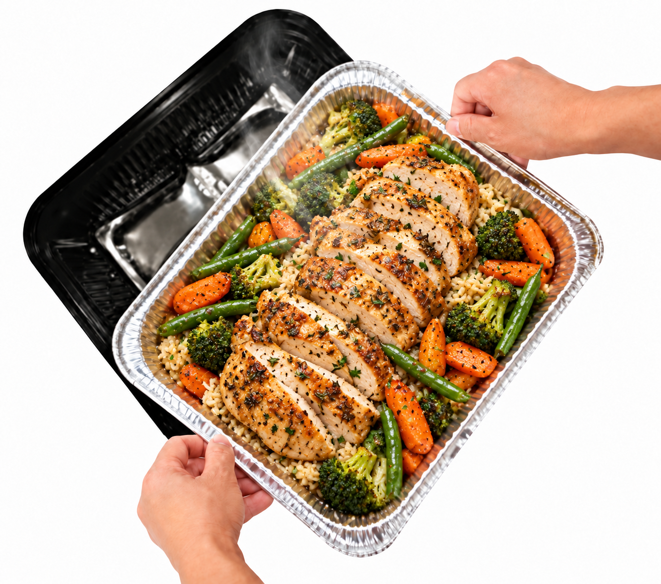 Step 3: Nest Hot Food Pan