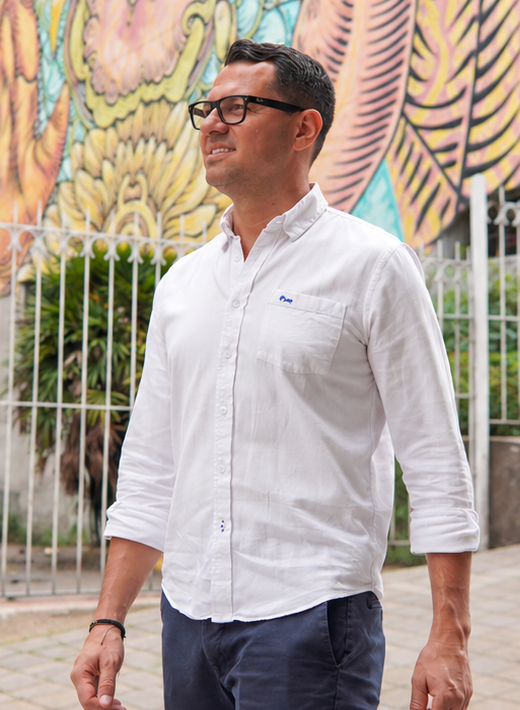 Leandro Jaramillo Rivera recorriendo Pereira y escuchando a las comunidades