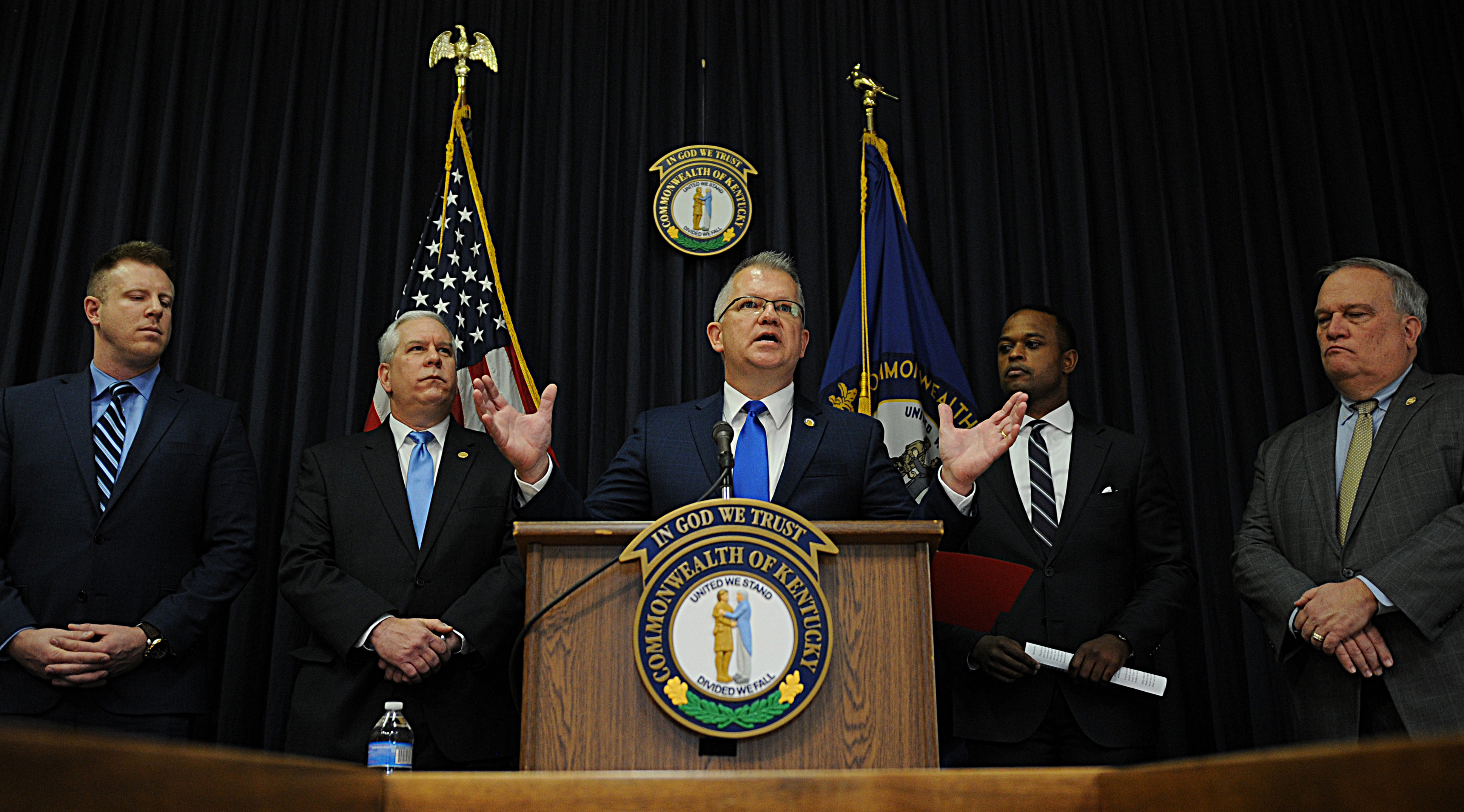 Commonwealth of Kentucky Capitol Press Conference with State and Public Safety Leaders