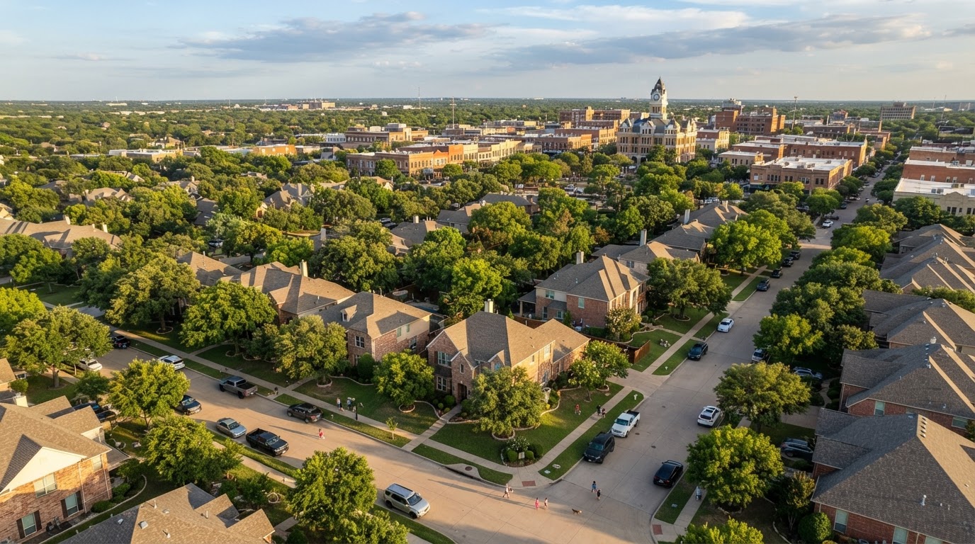 McKinney, Texas residential neighborhood served by Durascapes landscaping and hardscaping