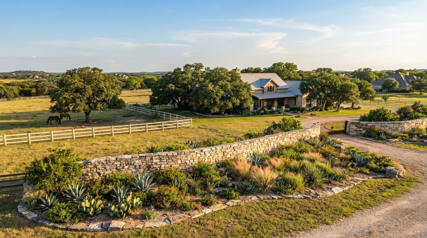 Fairview, Texas residential neighborhood served by Durascapes landscaping and hardscaping