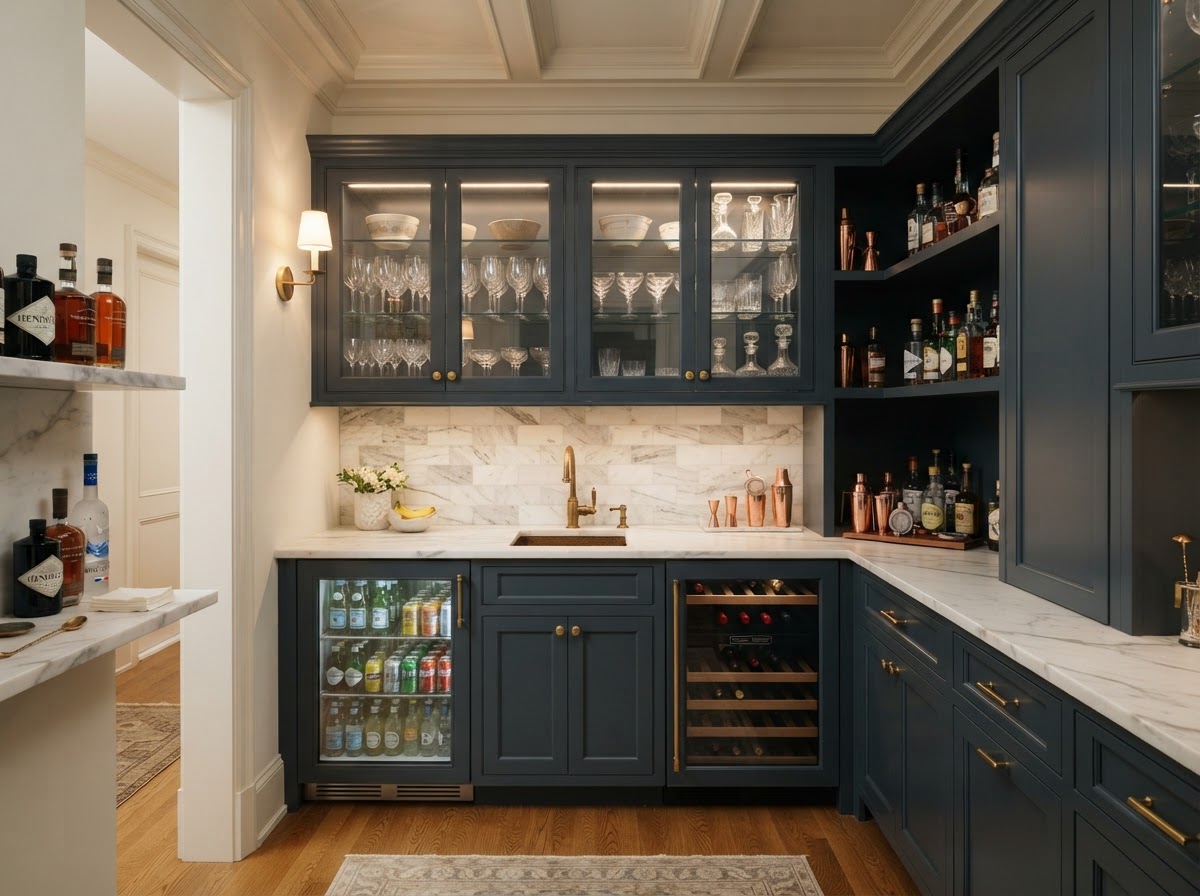 Butler's Pantry & Wet Bar